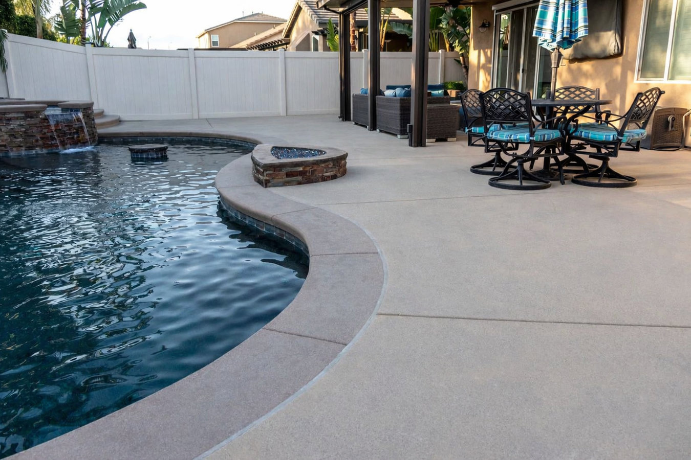 Concrete pool decks in Miami Gardens, FL
