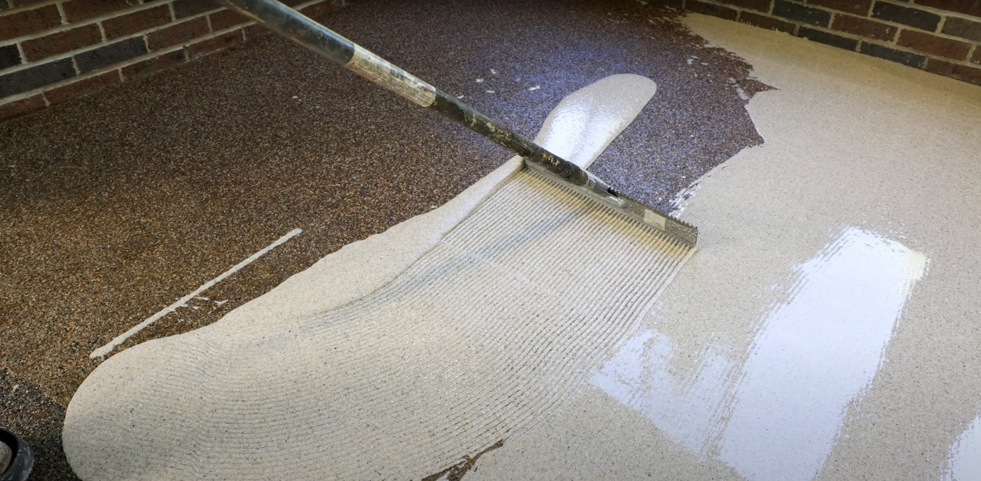 Expert concrete finishing techniques Professional concrete work showing smooth finish application